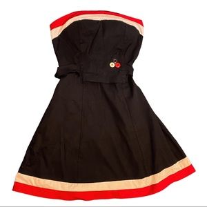 Red, White, & Navy Blue Mini Dress